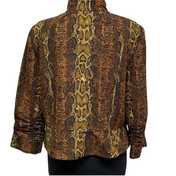 Peck & Peck Python Snake Print Jacket - Picture 3 of 5